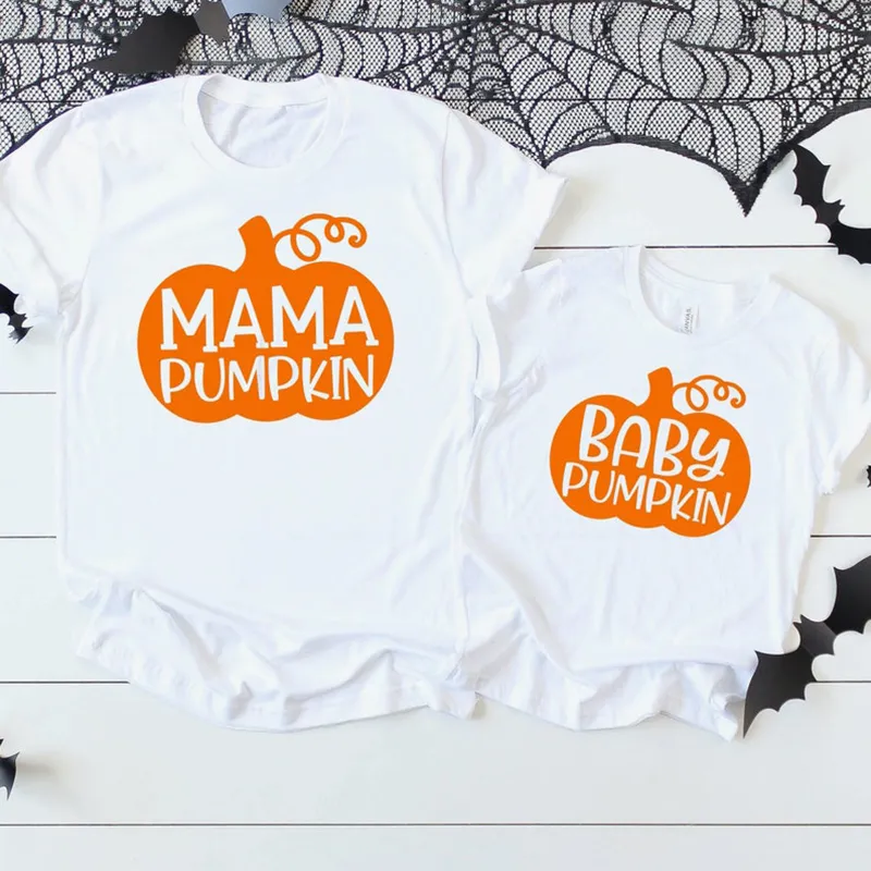 Pumpkin Family Matching T‑Shirts Outfits