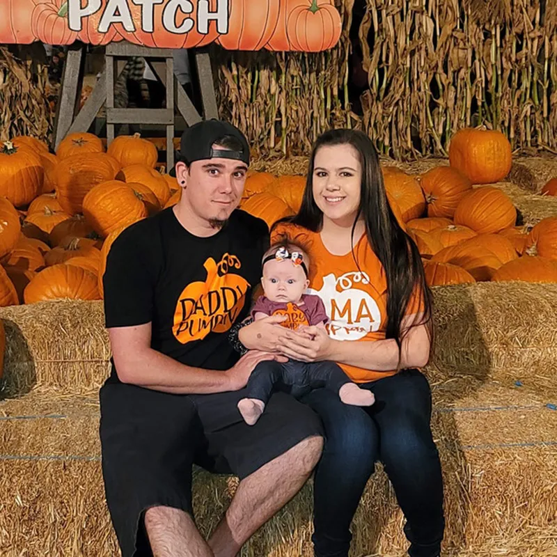Pumpkin Family Matching T‑Shirts Outfits