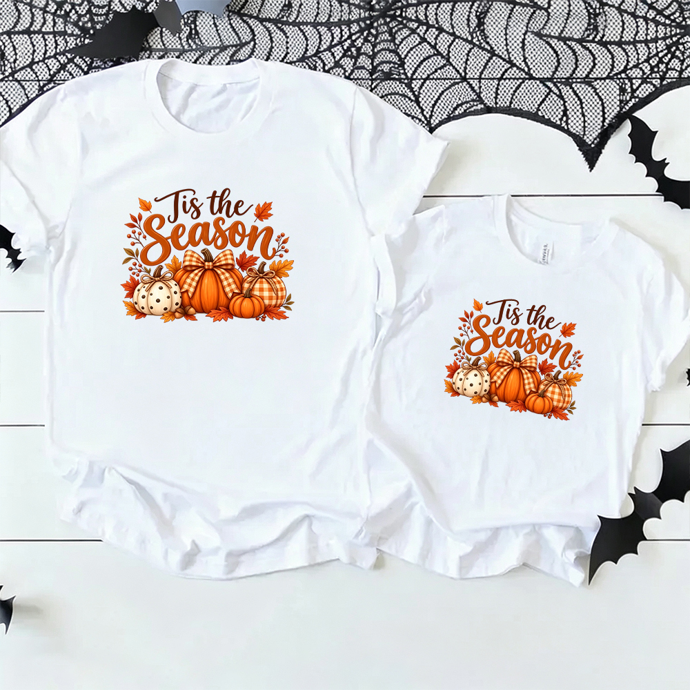 Pumpkin Matching Family T-shirt Outfits