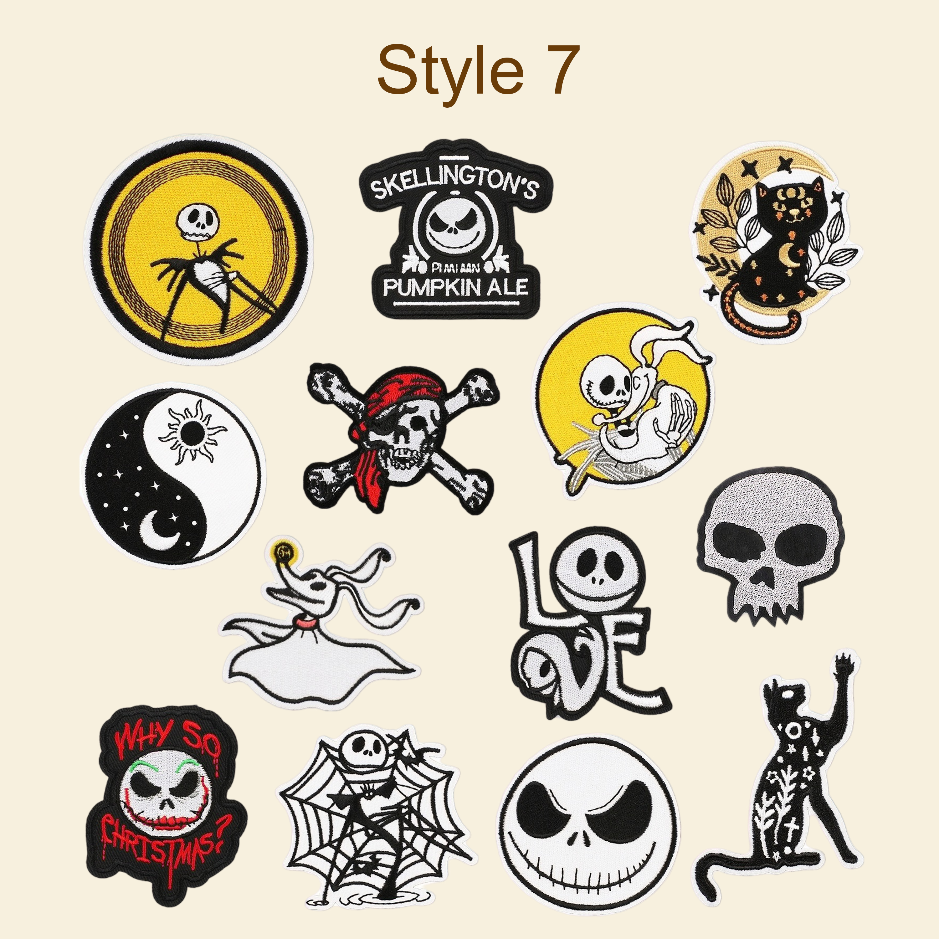 Halloween DIY Embroidery Patch Kit – Personalized Halloween Gift