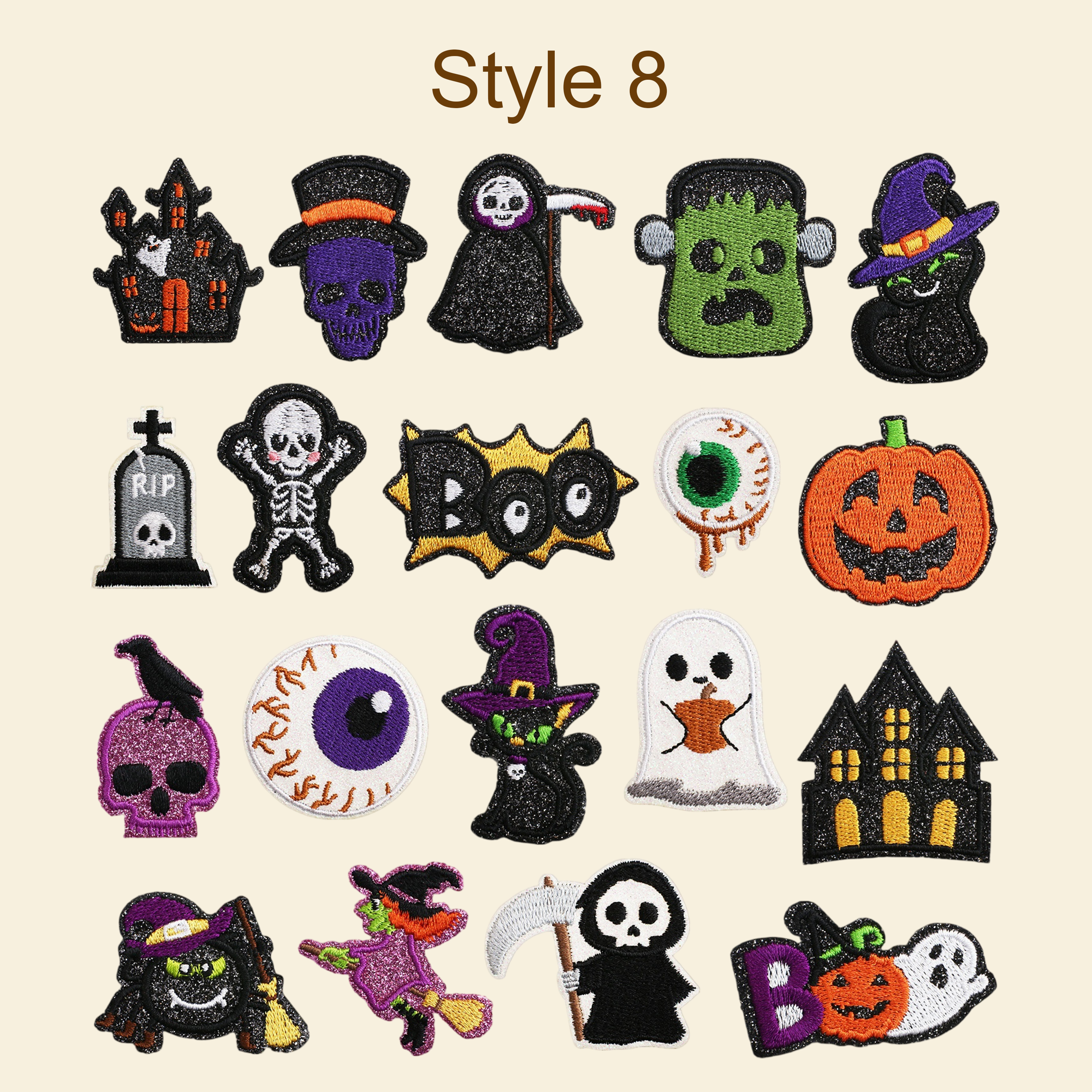 Halloween DIY Embroidery Patch Kit – Personalized Halloween Gift