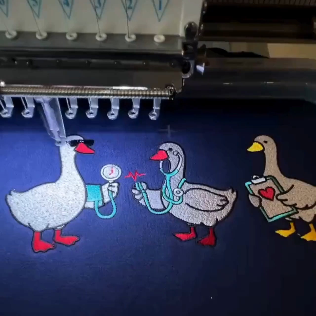 Embroidered Scrub Life Goose Sweatshirt, Medical Student Nurse Hoodie