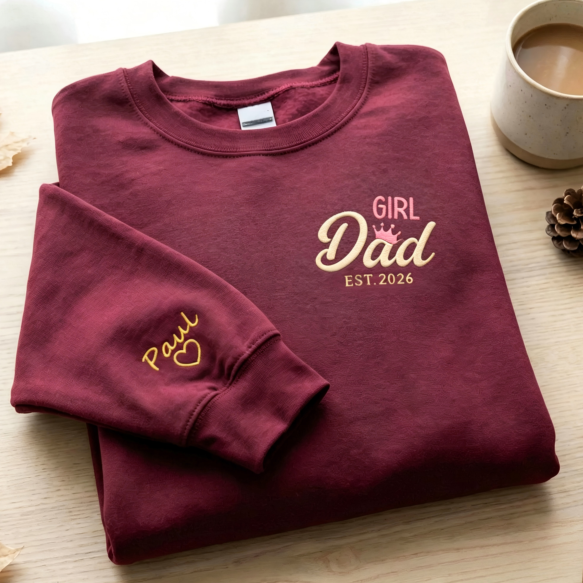 Custom Girl Dad Shirt For Men
