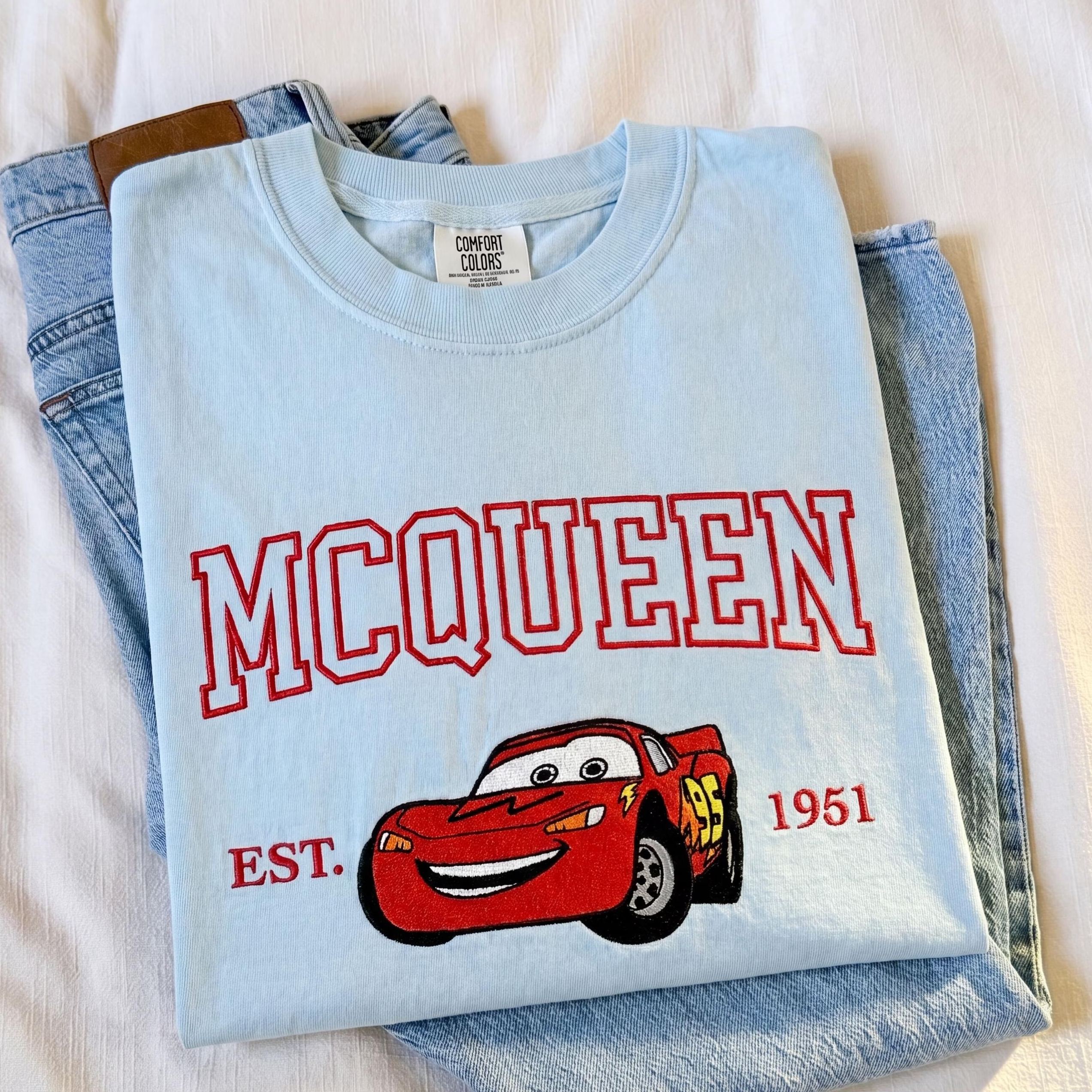 Embroidered Cars Matching Shirt