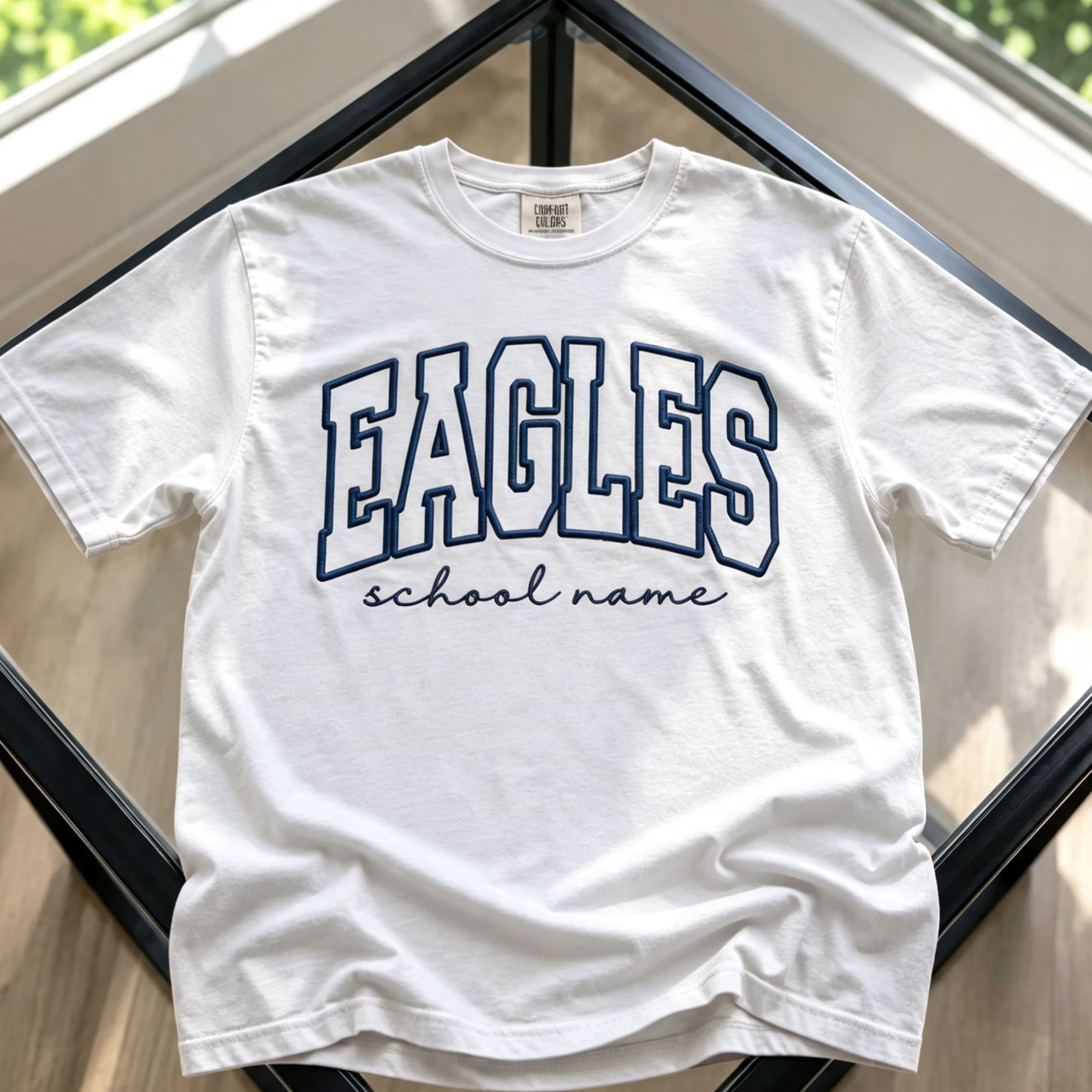 Custom Embroidered School Spirit Shirt