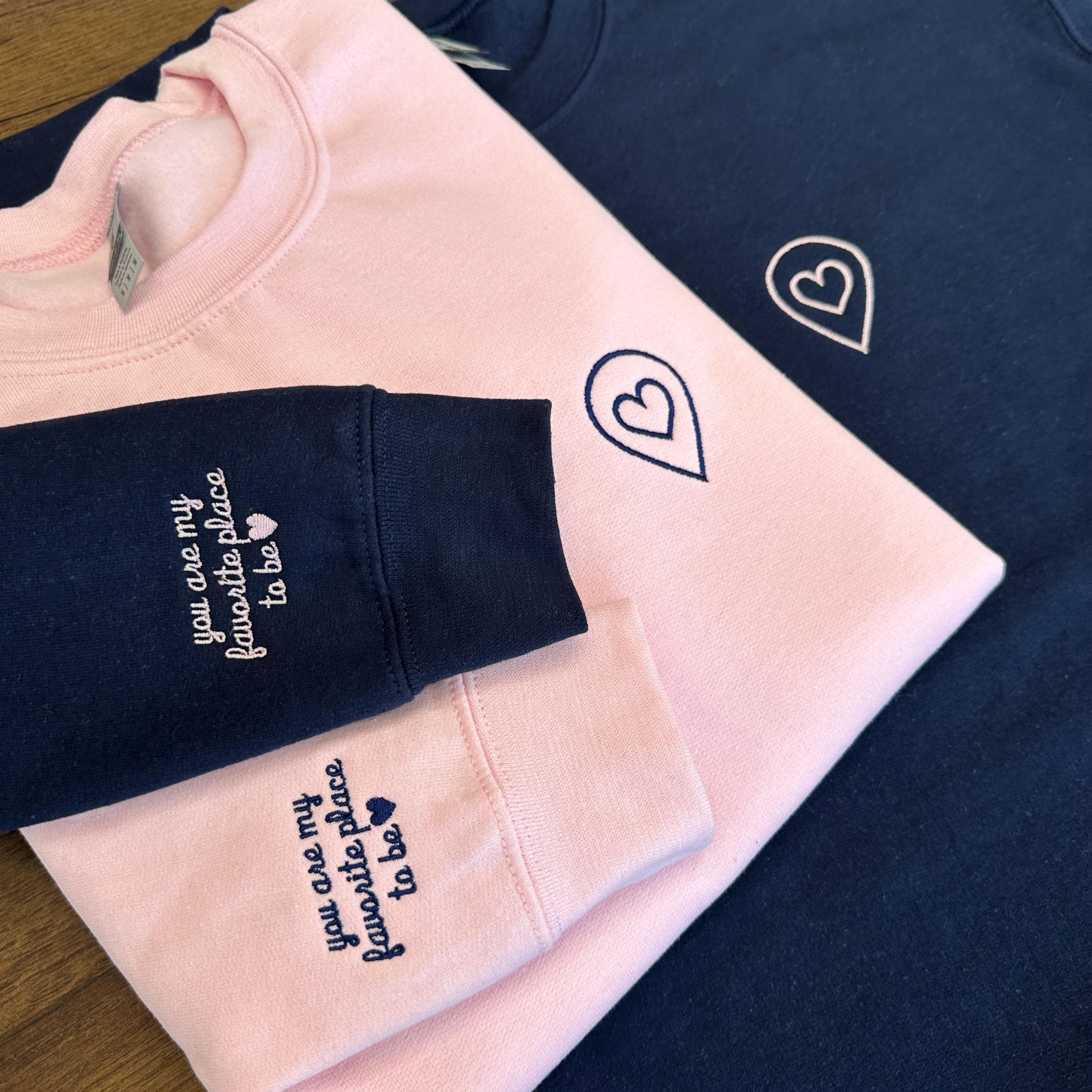 Personalized Location with Heart Sweatshirt