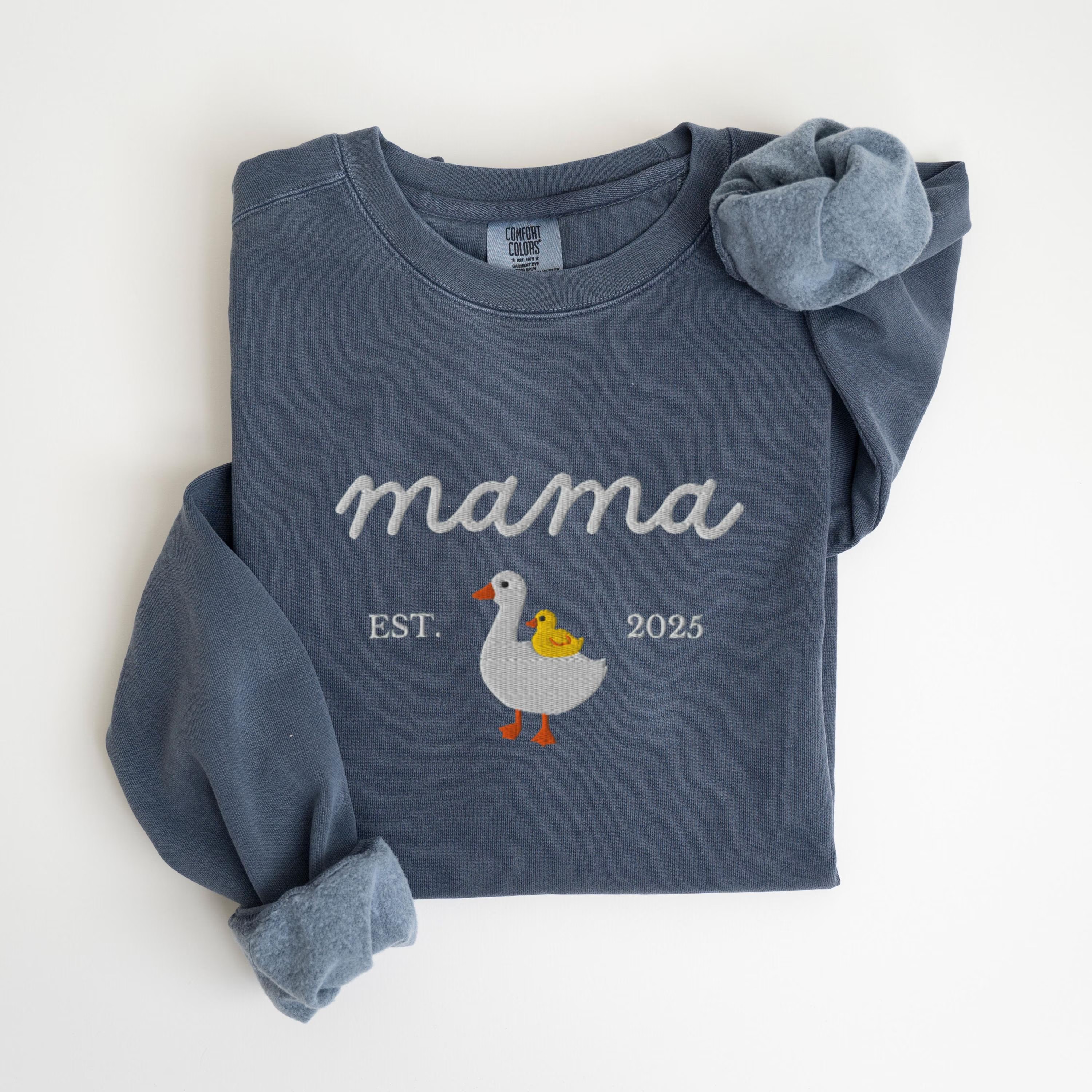 EMBROIDERED Customizable Mama Goose Sweatshirt