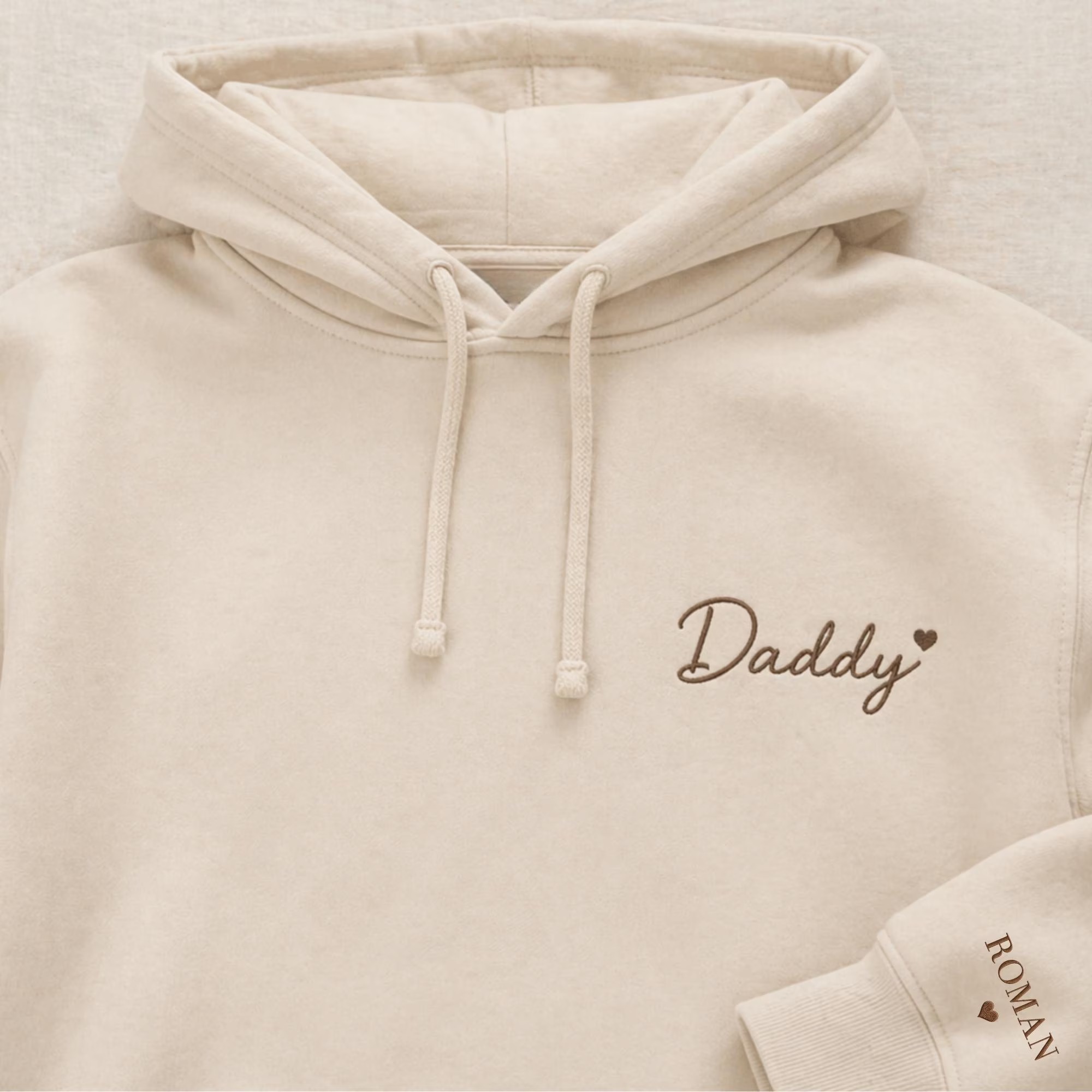 Embroidered Personalised Father Papa Sweatshirt