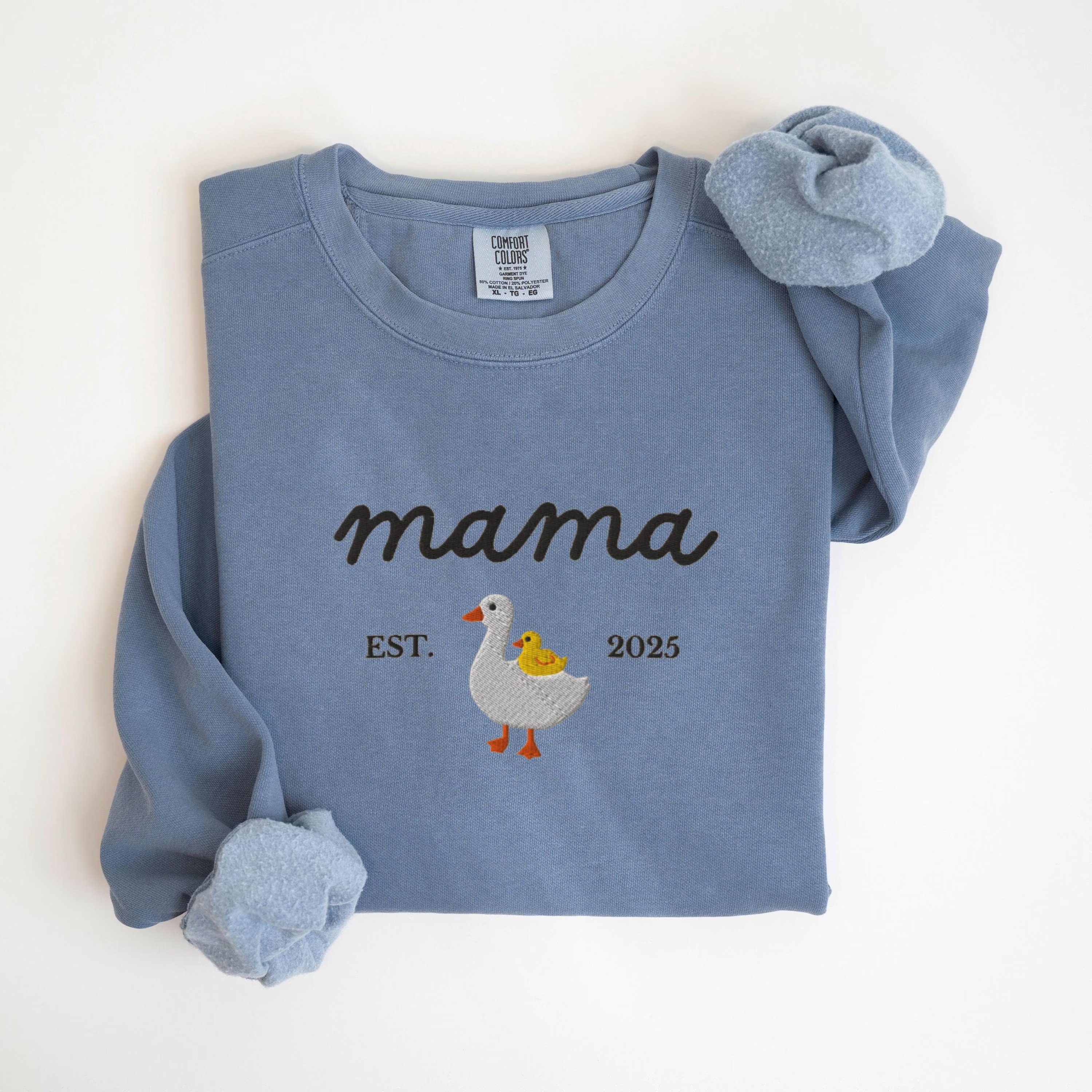 EMBROIDERED Customizable Mama Goose Sweatshirt