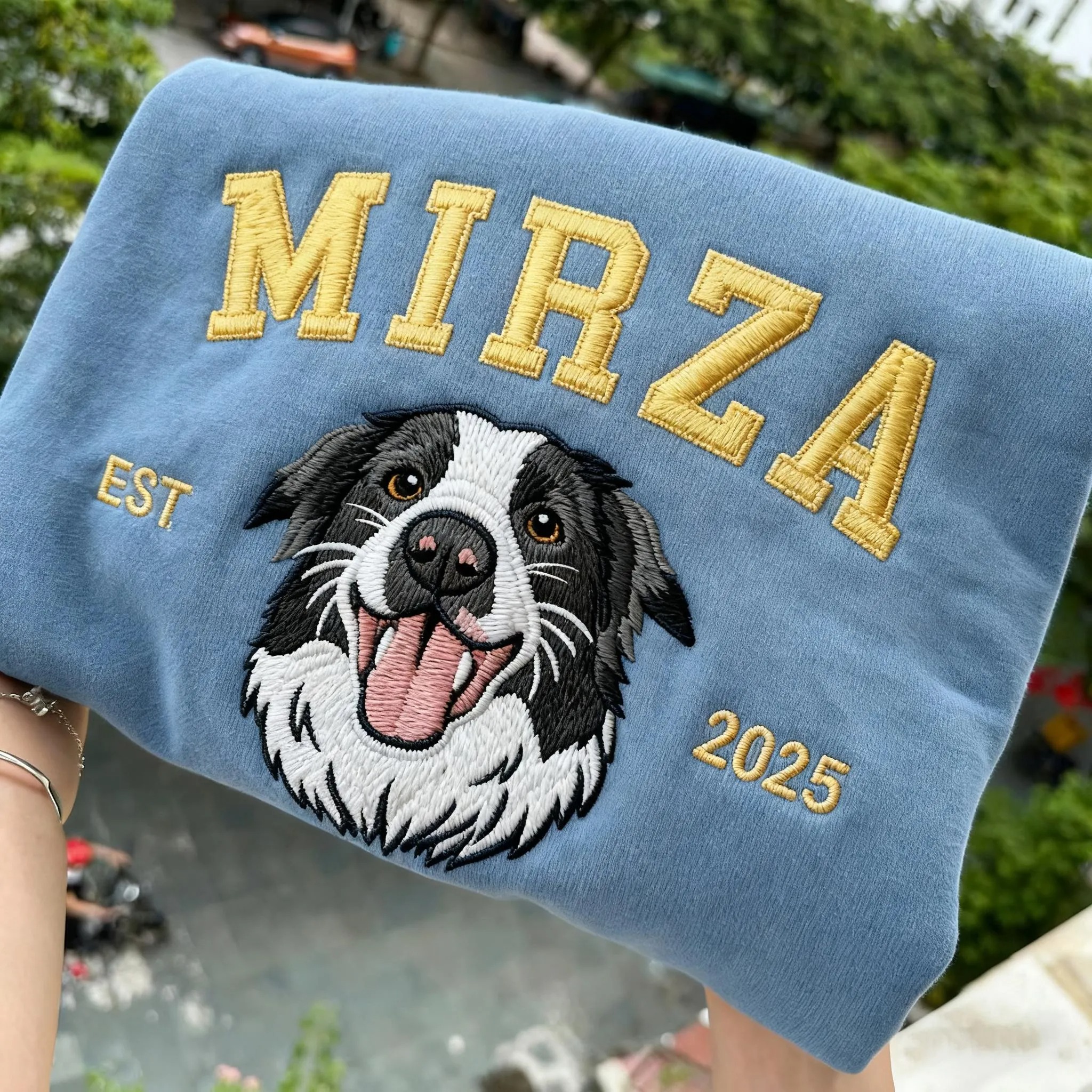 Pet Embroidered Sweatshirt