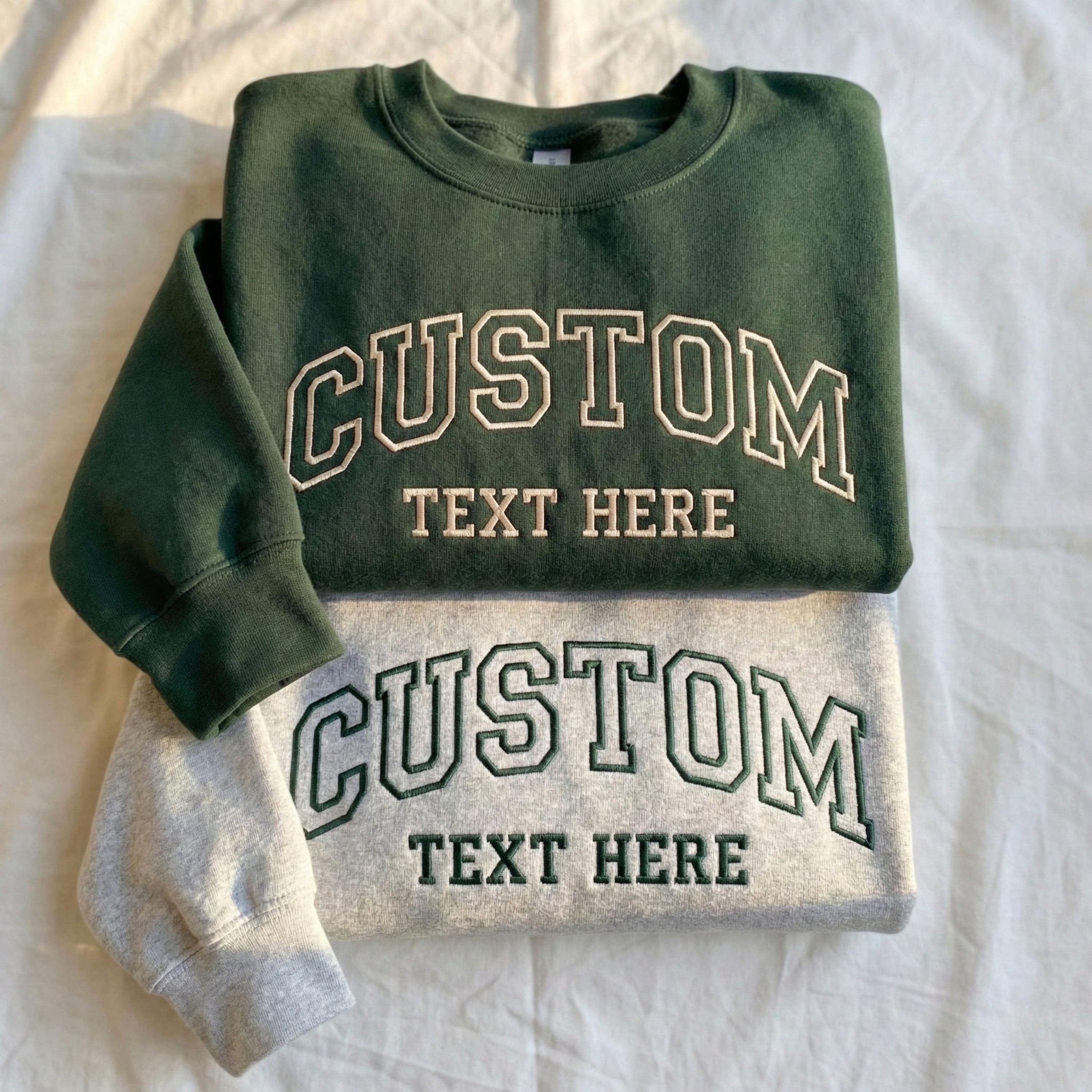Personalized College Letters Crewneck