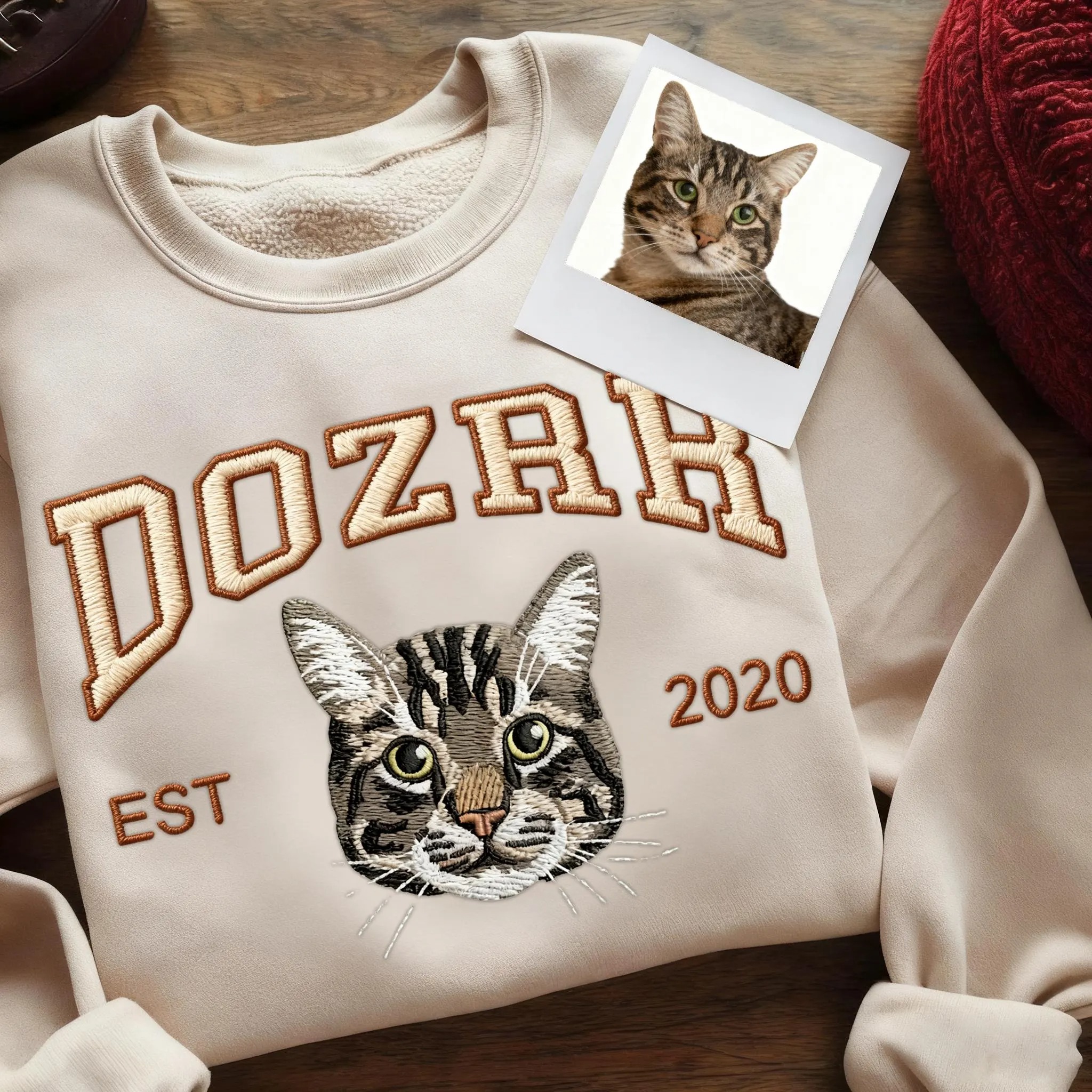 Pet Embroidered Sweatshirt