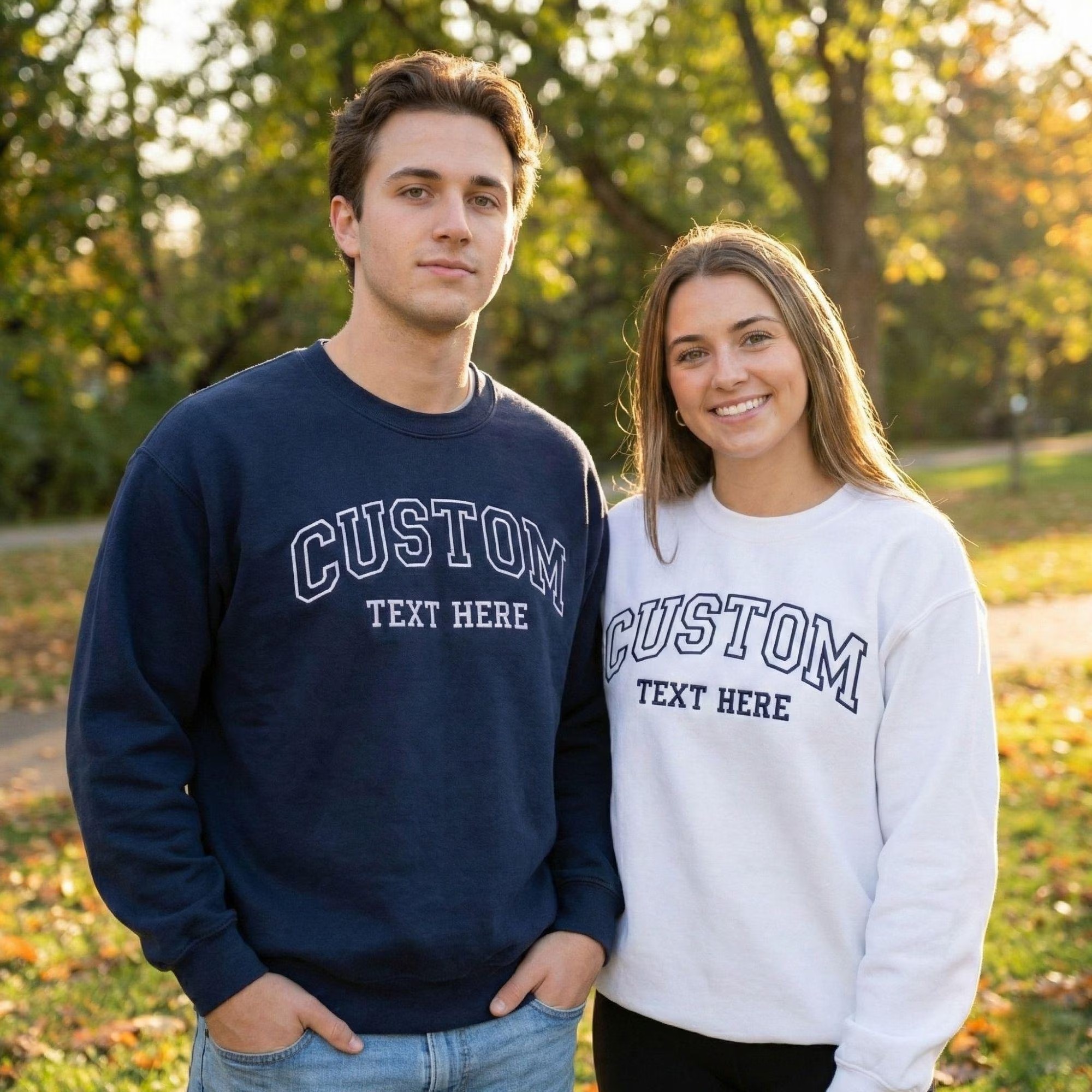 Personalized College Letters Crewneck