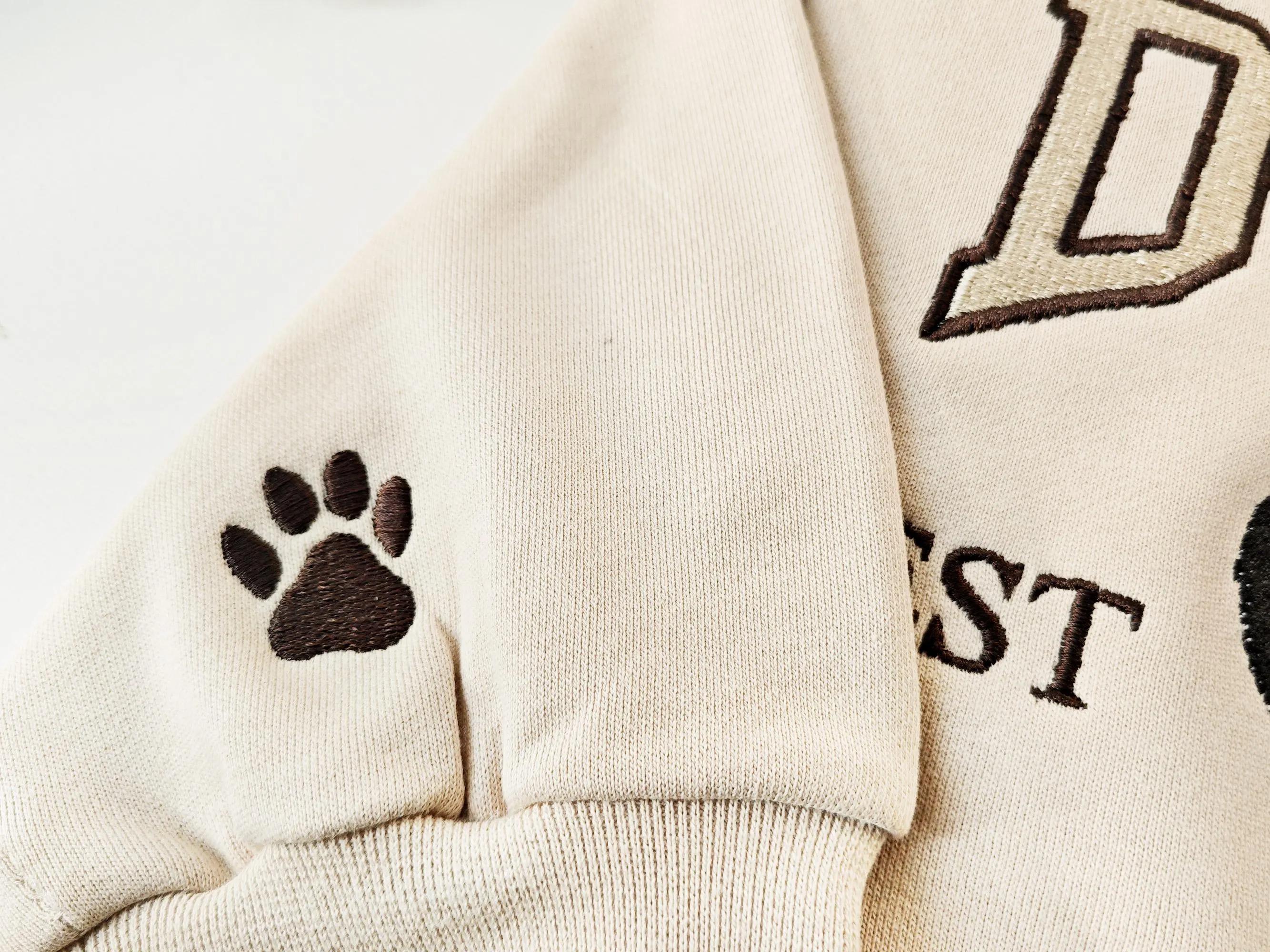 Pet Embroidered Sweatshirt