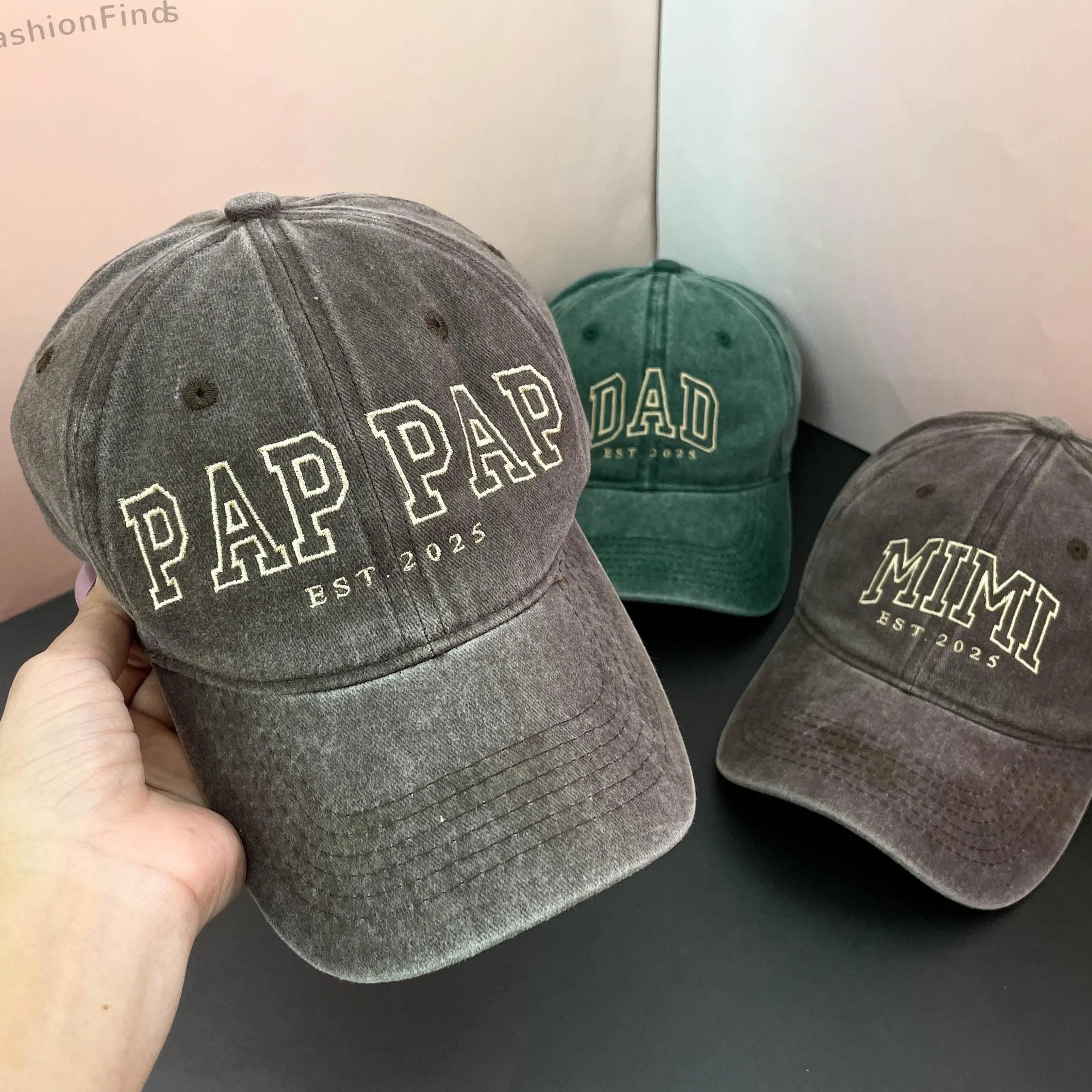 Custom Embroidered MOM DAD EST 2026 Baby