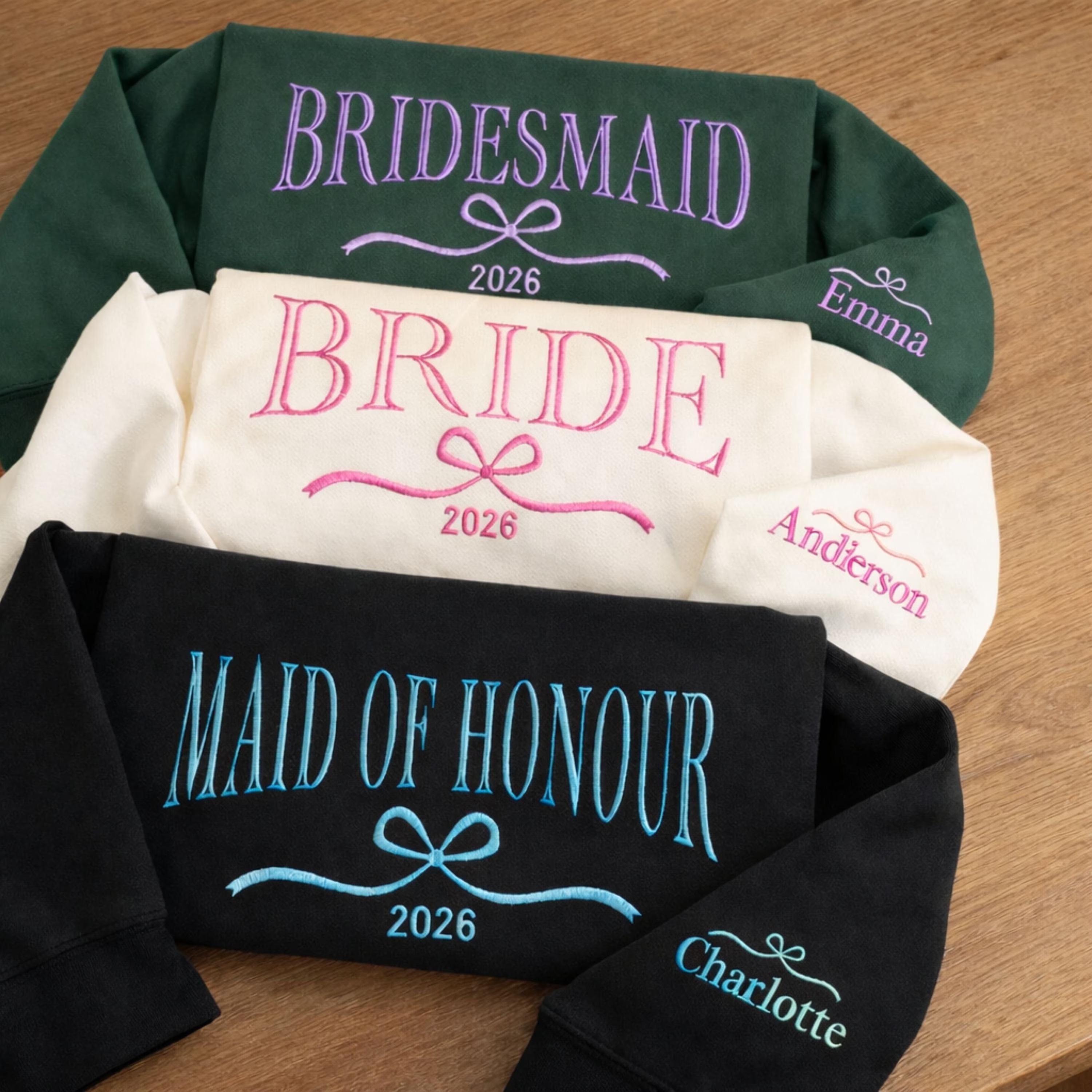 Custom Embroidered Bride Sweatshirt