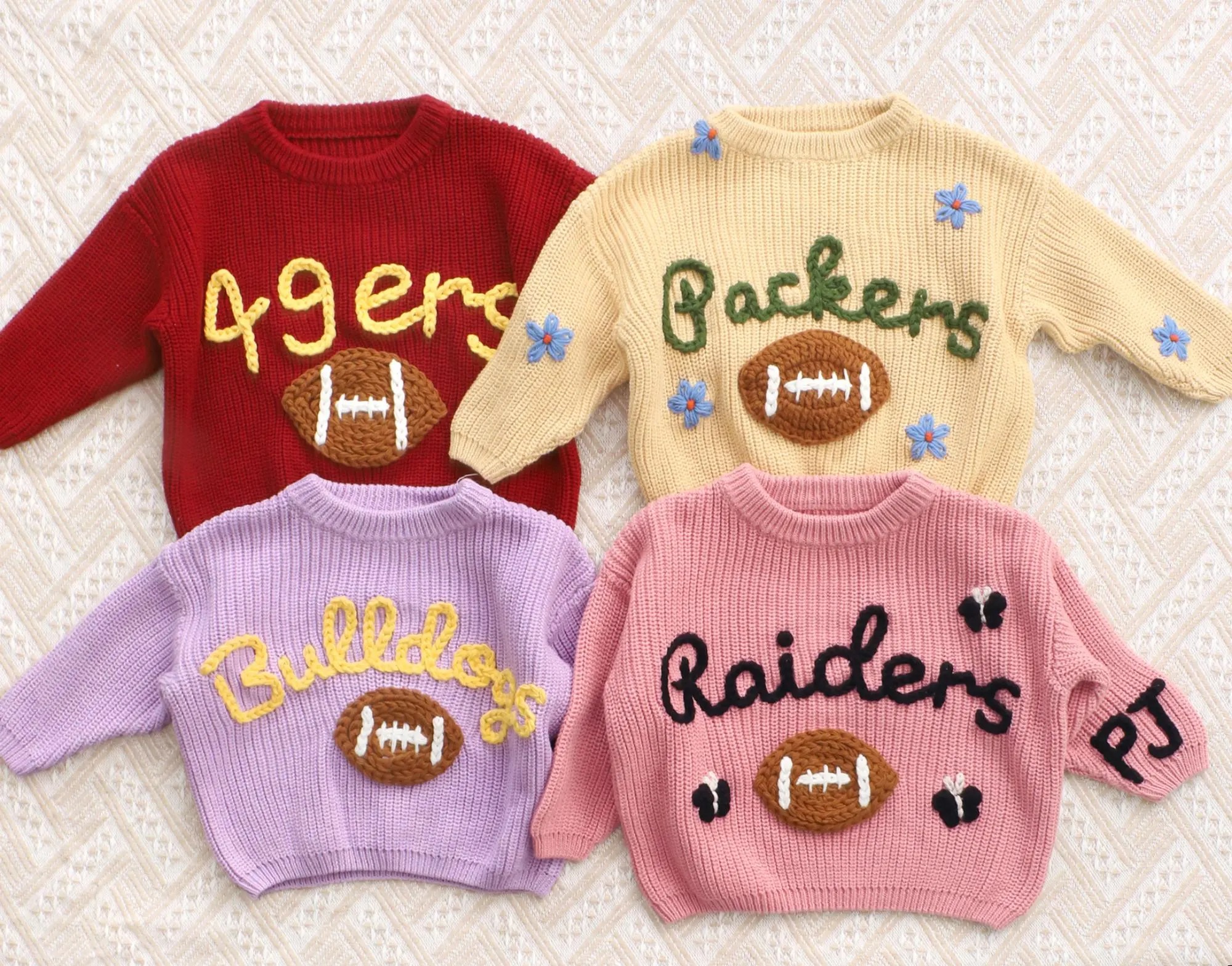 Personalized Sweater with Football