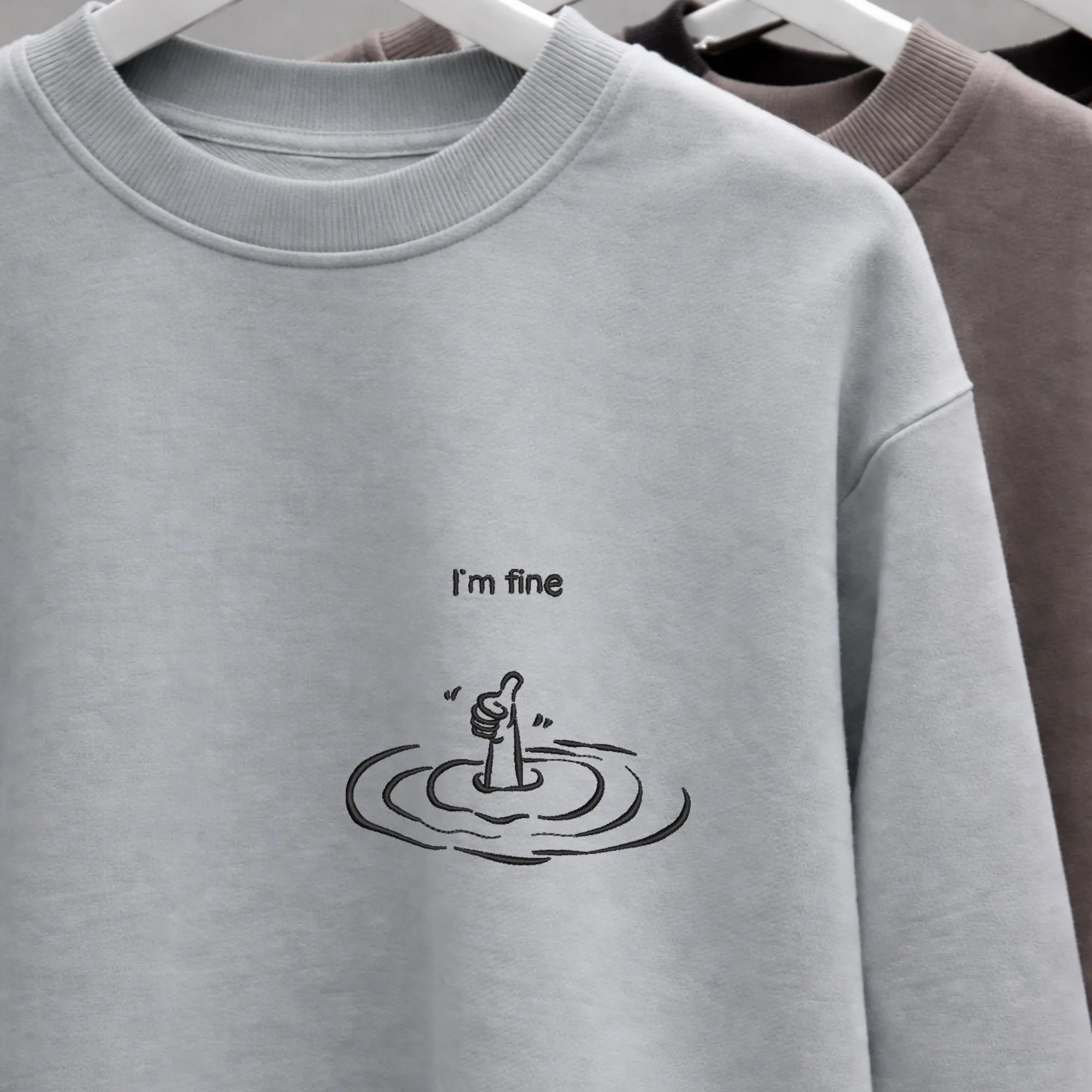 Sarcastic Minimal Sweatshirt Design