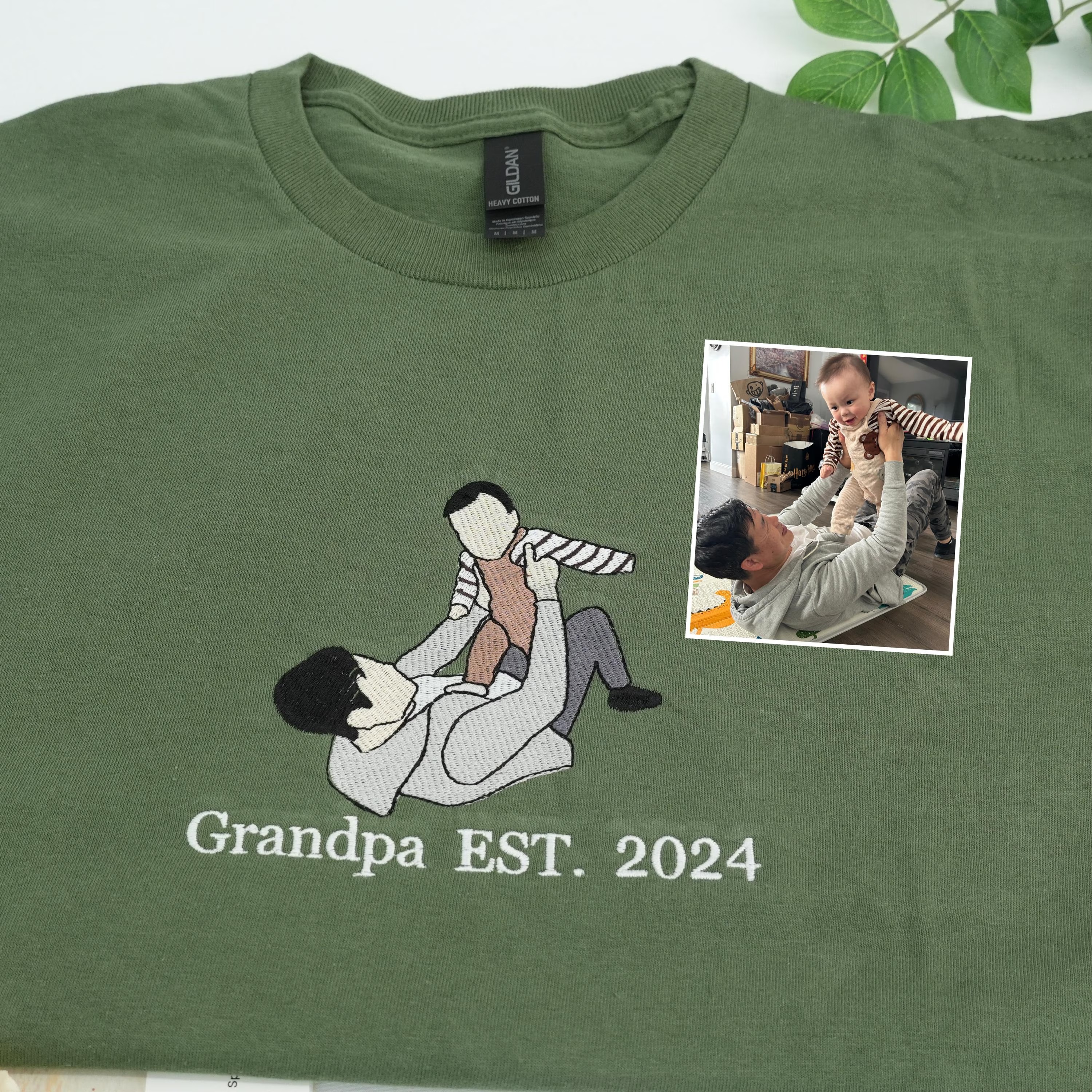 Family Reunion - Custom Embroidered Portrait Sweatshirt From Photo