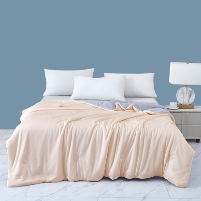 couette climatisée antibactérienne en soie glacée