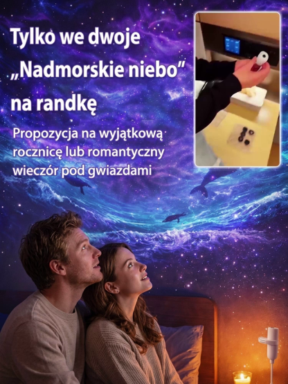 Comauo™ – Projektor Ocean i Galaktyka: Technologia projekcji 3D Ultra-HD do Twojego domu i auta – prawdziwe akwarium w zaledwie 1 sekundę!