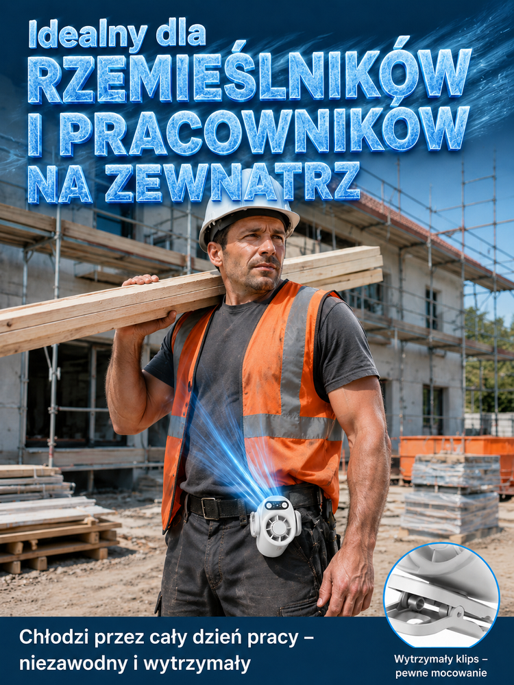 Wentylator chłodzący z klipsem półprzewodnikowym ❄️ W 3 sekundy lodowato!