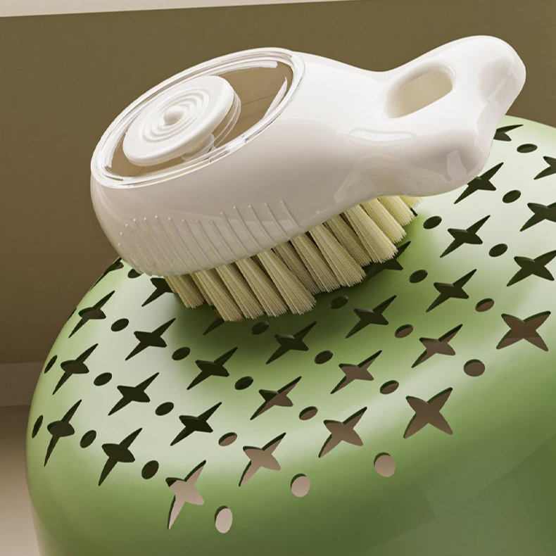 Stisknutím vypustíte tekutý čisticí kartáč