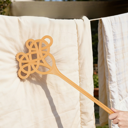 Imitace ratanového plácače na deky