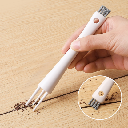 Plochý čisticí kartáč s dvojitou hlavicí