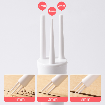 Plochý čisticí kartáč s dvojitou hlavicí