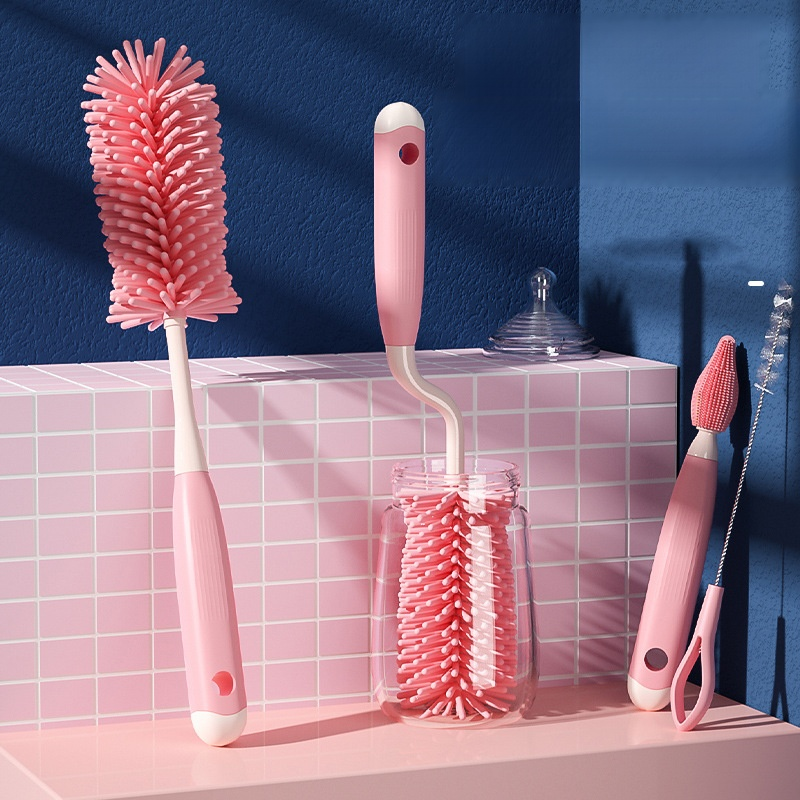 Sada tří kartáčů na čisticí kelímky