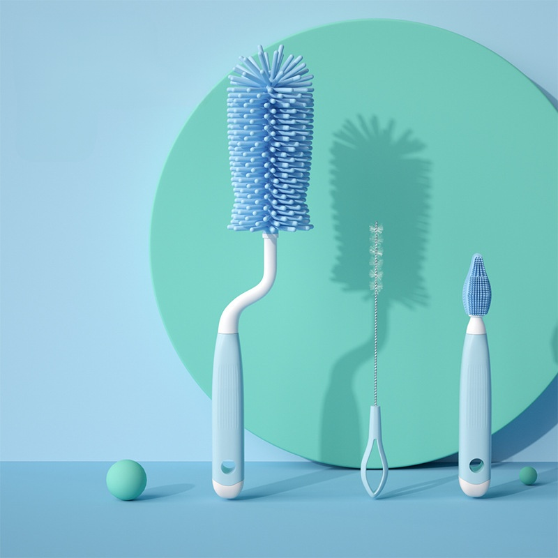 Sada tří kartáčů na čisticí kelímky