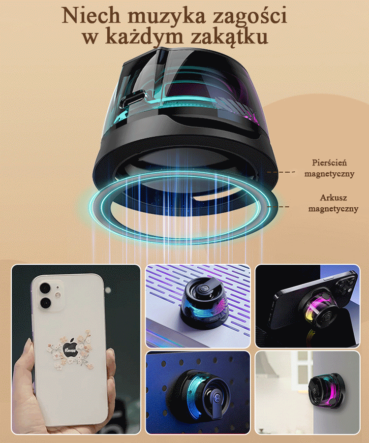 Głośnik Bluetooth: Potężny Bas, 48h Grania i Ultra-Szybkie Ładowanie