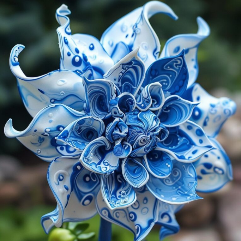 🌸Vzácné dvojité jiřiny – výrazné květy, které běžné zahrady nikdy nemají