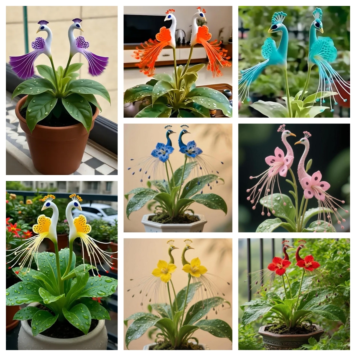 🌸Редки семена от паунов цвят — лесни за отглеждане, дават красиви цветове! 🌿