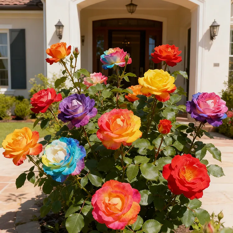 🌹Редки семена от наследствена дъгова роза