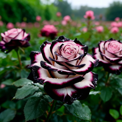 Редки Семена На Синя Лунна Роза 🌌Добавете Малко Уникален Цвят Към Дома Си🌈🌹