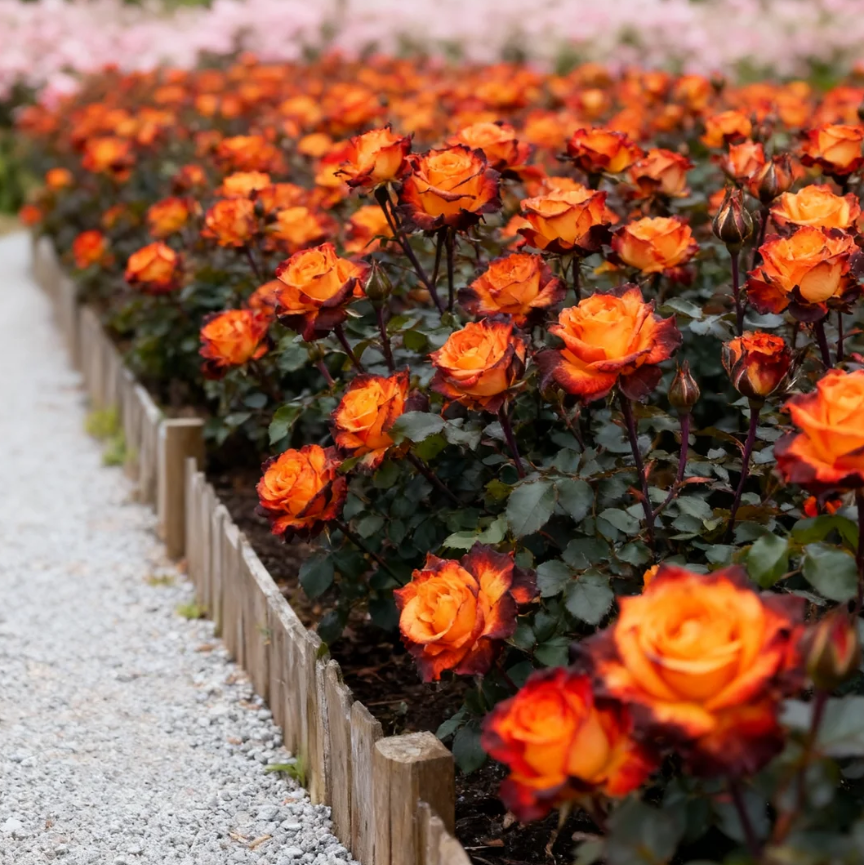 🔥🌹Firestorm – Розата, която разцъфтява като огън във вашата градина