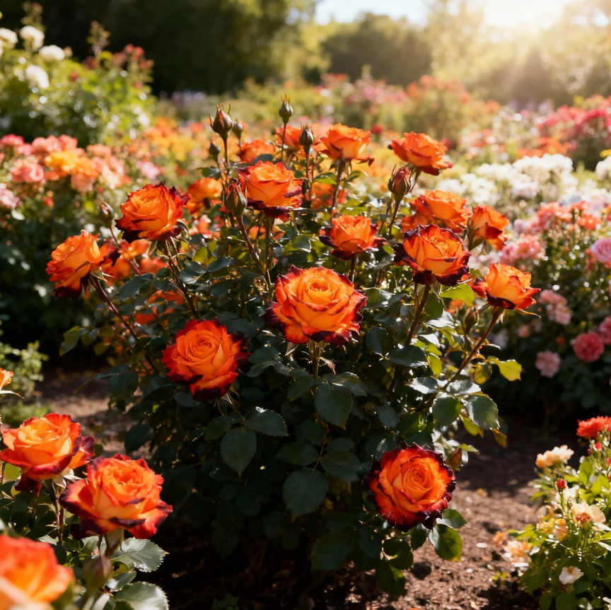 🔥🌹Firestorm – Розата, която разцъфтява като огън във вашата градина