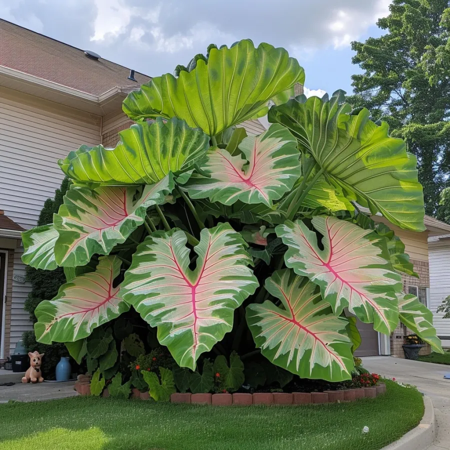 Blood of God Giant Multi-Color Caladium Bulbs