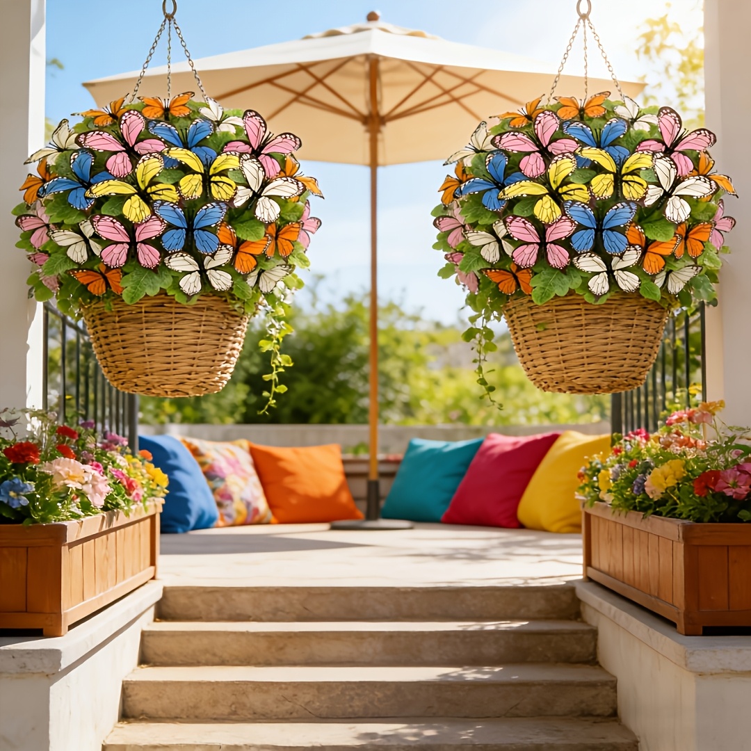 🔥Each $2.99 On Sale Today Only🦋Artificial Butterfly Flowers- UV resistant, Waterproof, Windproof