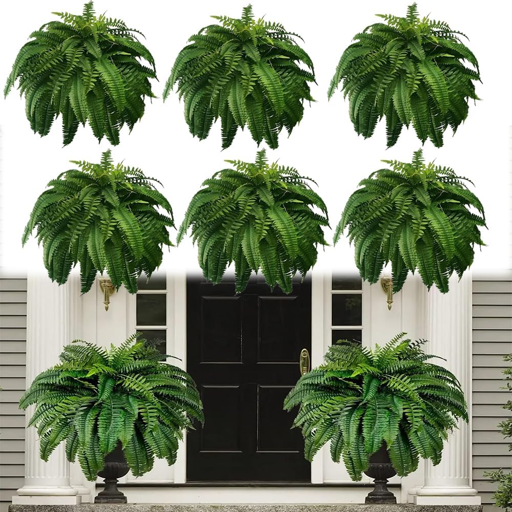 🔥 $9.98 On Sale Today Only 🌱 UV-Resistant Lifelike Artificial Boston Fern
