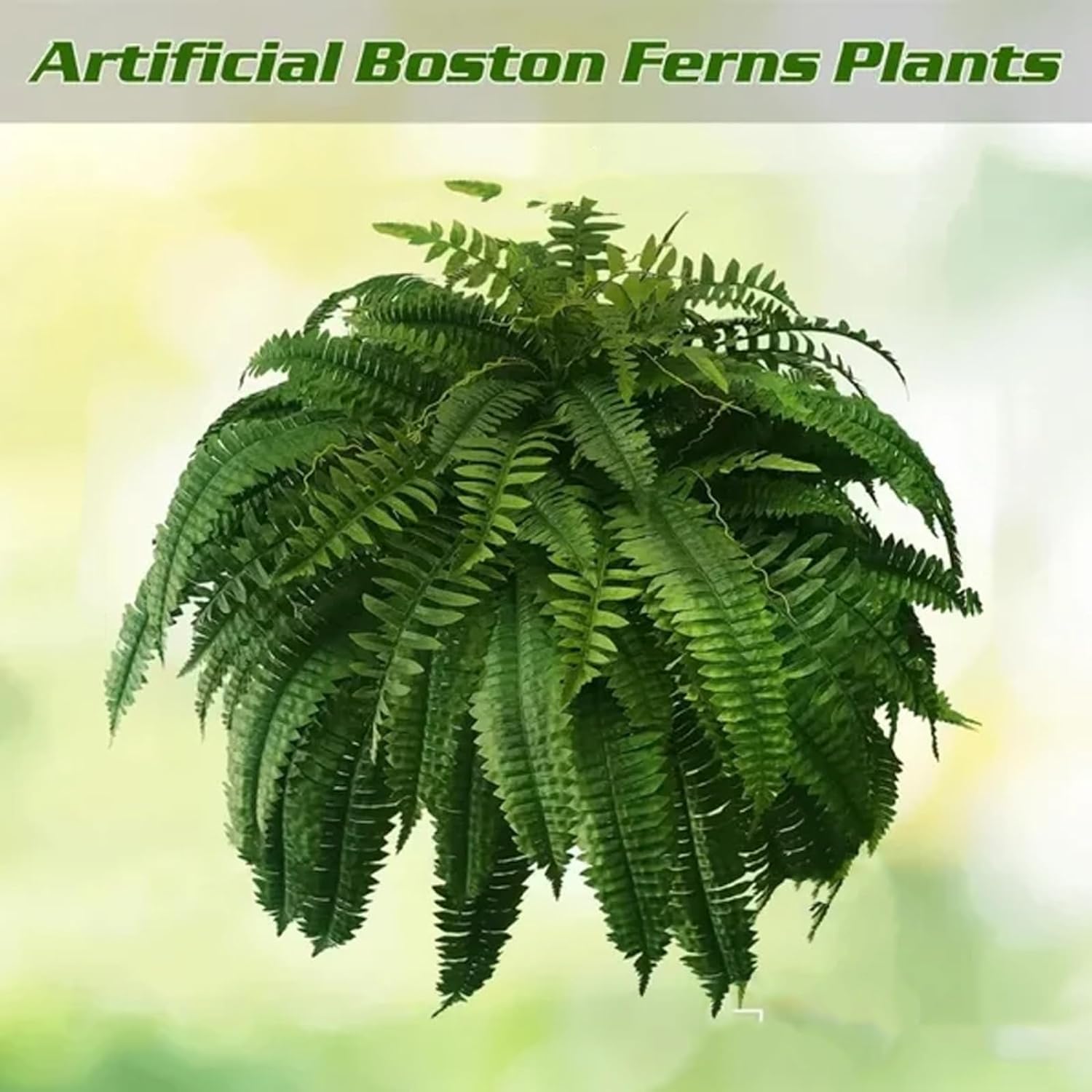 🔥 $9.98 On Sale Today Only 🌱 UV-Resistant Lifelike Artificial Boston Fern