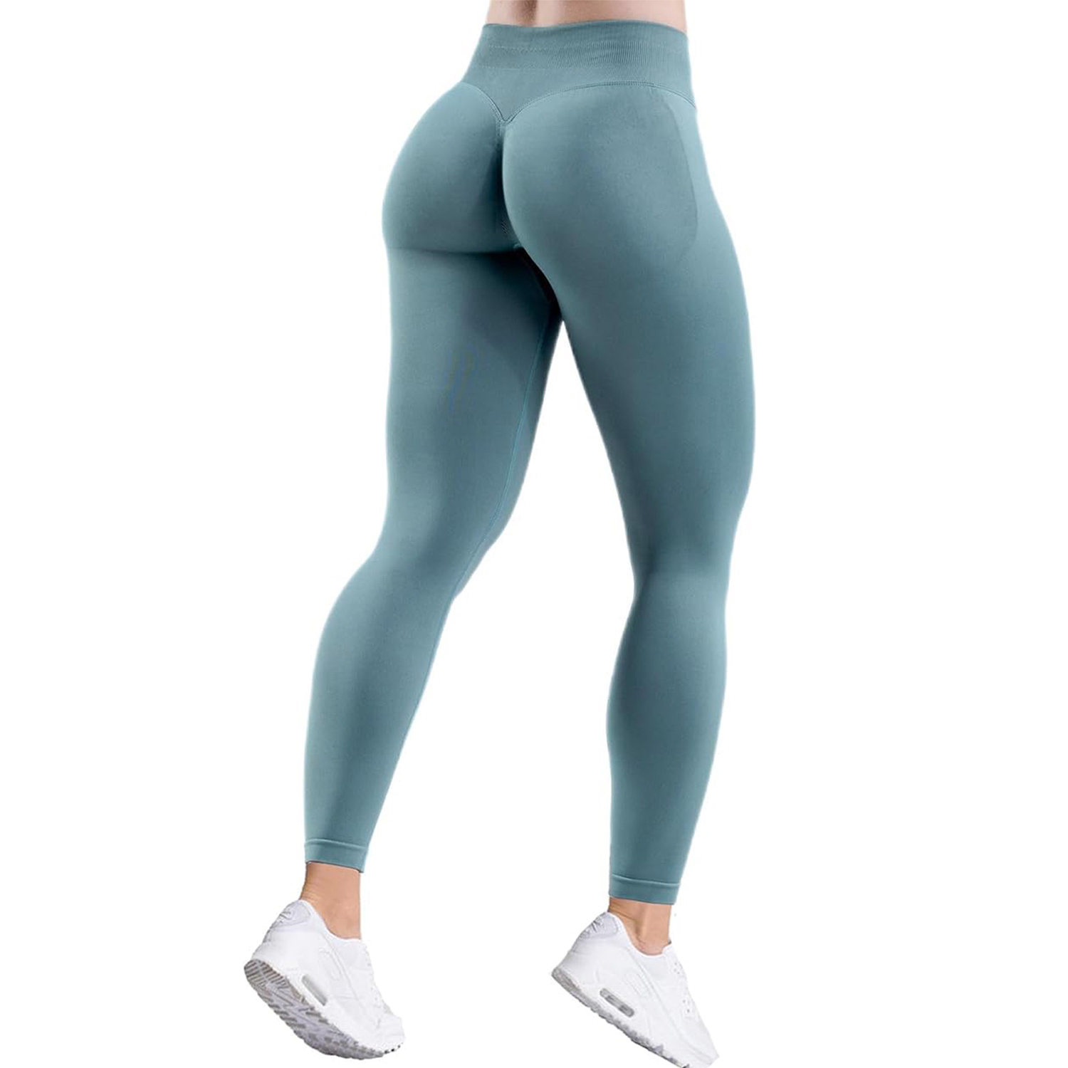 Women High Waist Seamless Butt Lifting Leggings Tummy Control Stretch Workout Gym Yoga Pants