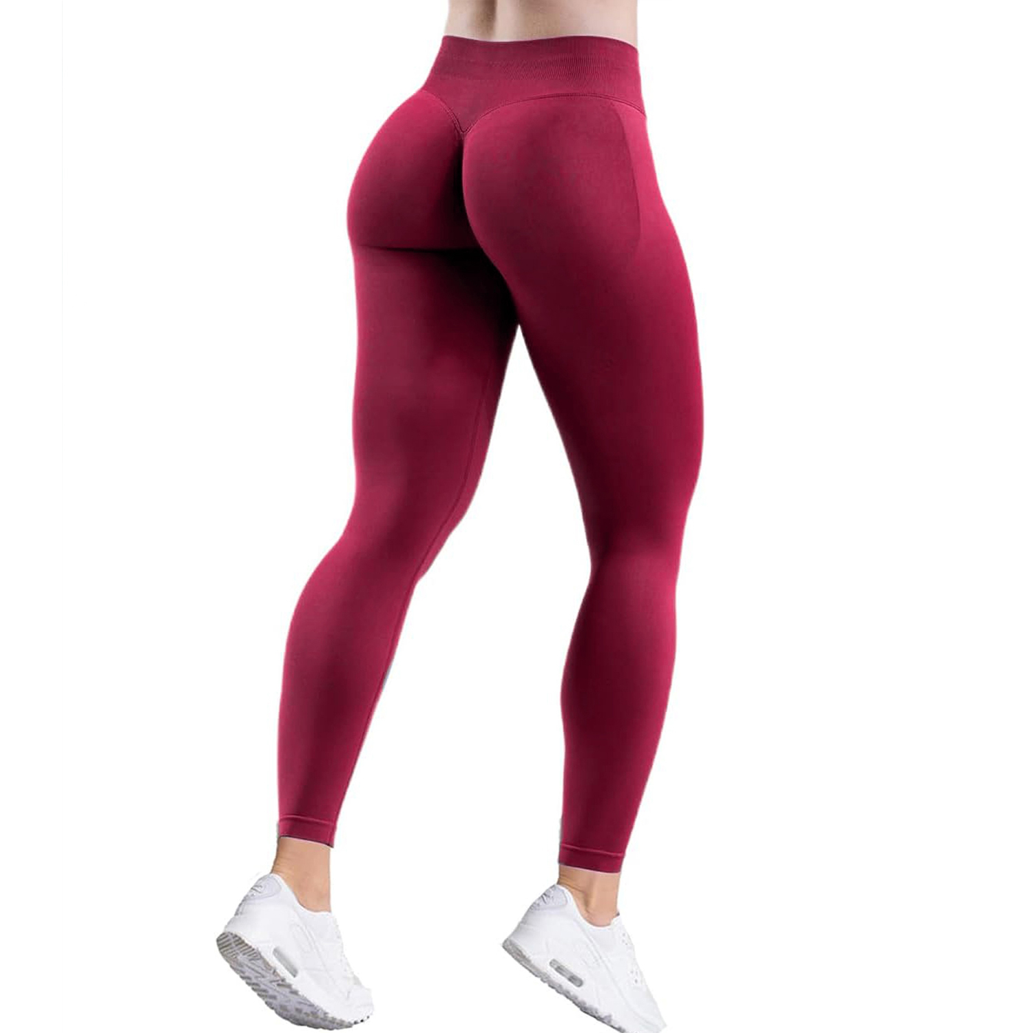 Women High Waist Seamless Butt Lifting Leggings Tummy Control Stretch Workout Gym Yoga Pants