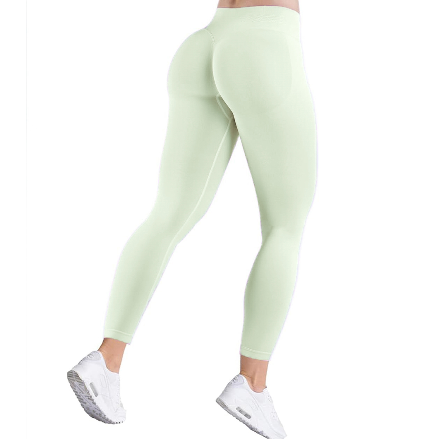 Women High Waist Seamless Butt Lifting Leggings Tummy Control Stretch Workout Gym Yoga Pants