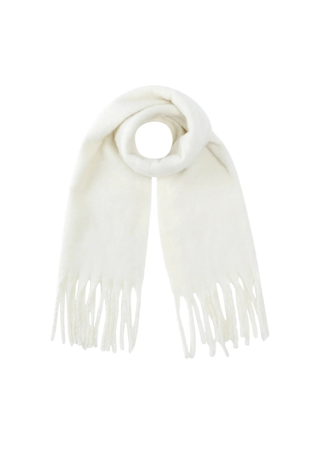 "Winter" scarf white