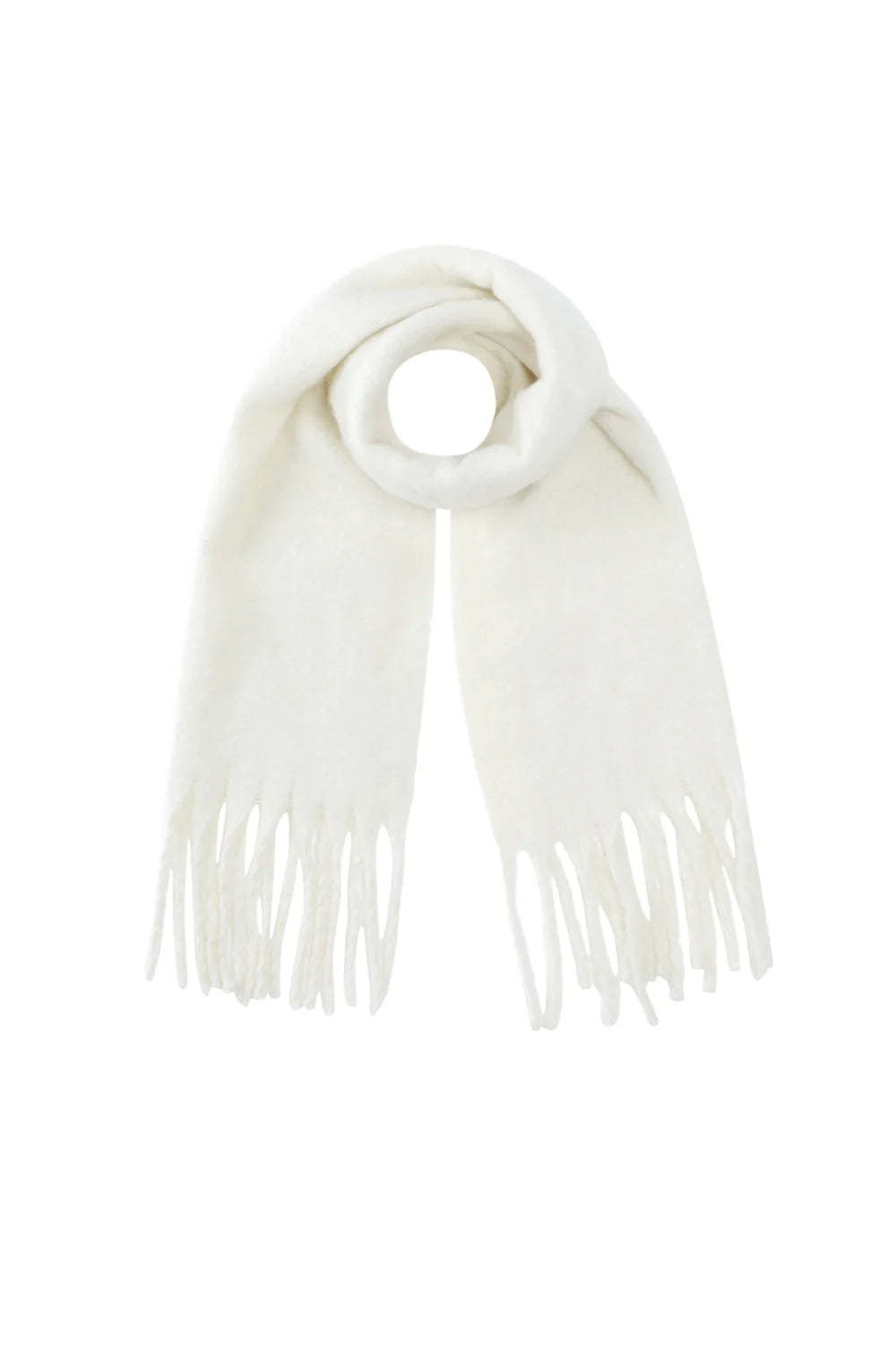 "Winter" scarf white