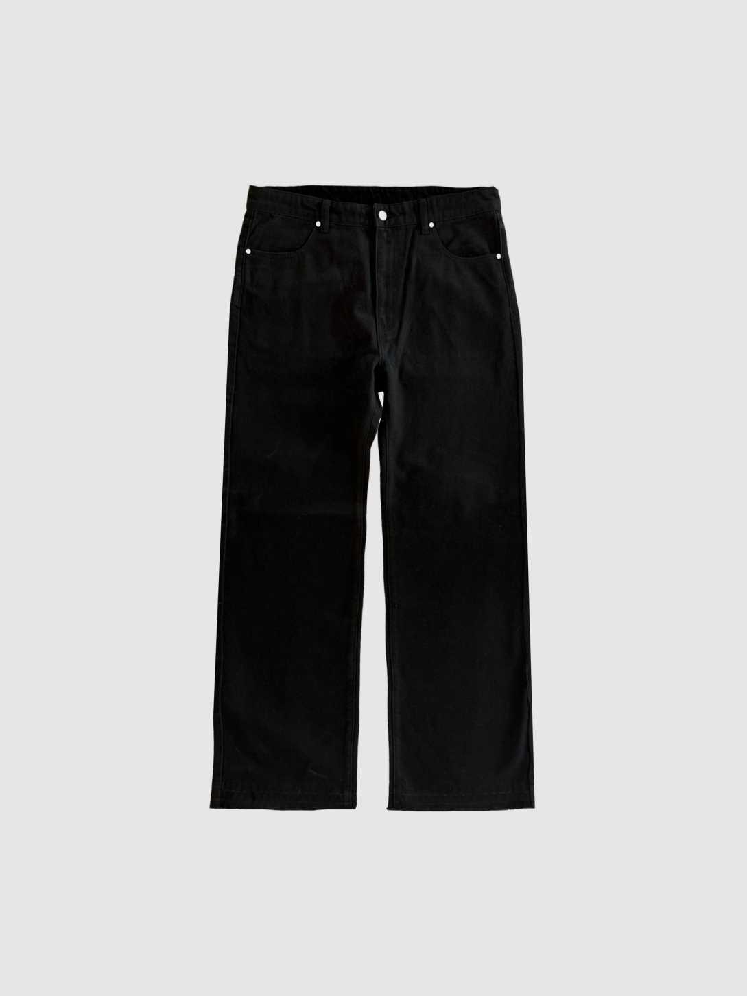 BLACK WAXED DENIM