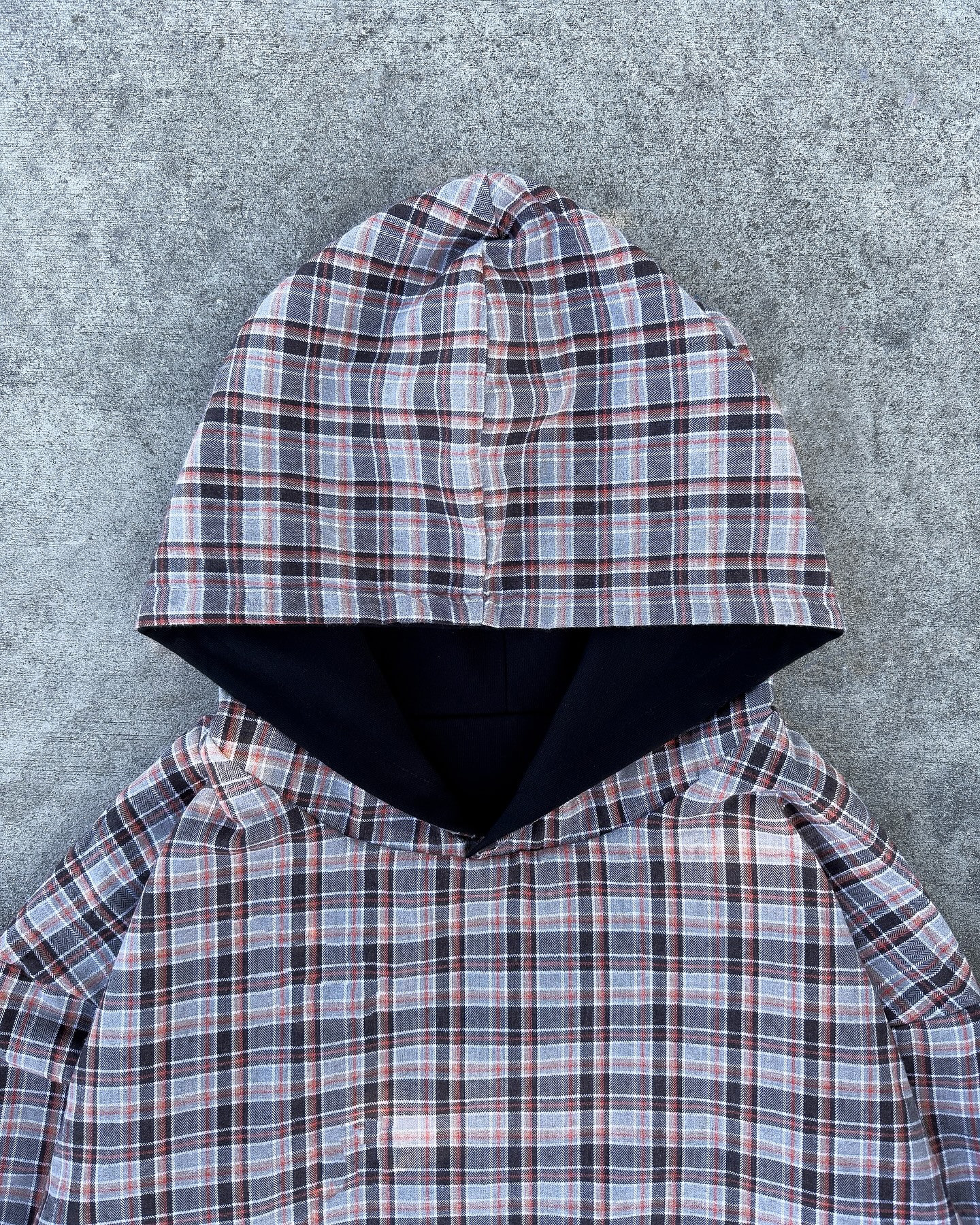 REVERSIBLE PLAID HOODIE